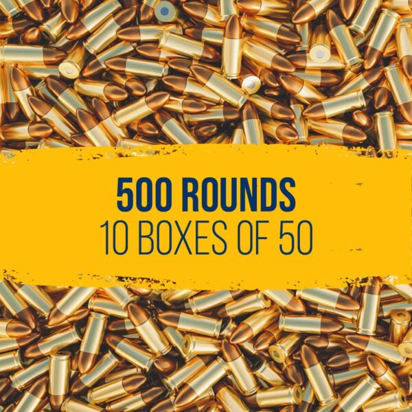 500 rounds 9mm